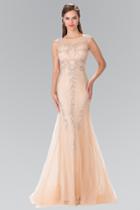 Elizabeth K - Sequined Mermaid Gown Gl2289