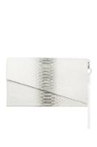 August Handbags - The Chelsea In Cemento Ombre Snake