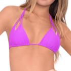 Luli Fama - Cosita Buena Rever. Zig-zag Kno Cut Out Triangle In Purple Ocean (l176206)