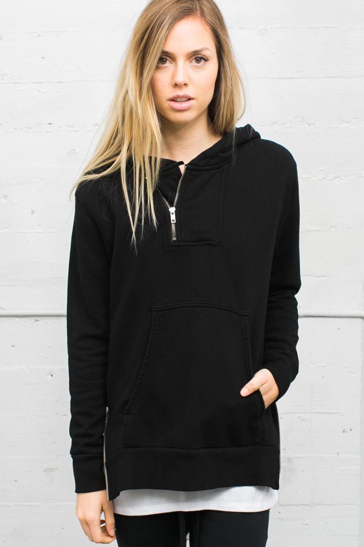 Joah Brown - Renegade Zip Hoodie In Black