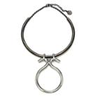 Ben-amun - Natura Collar Necklace With Hoop Drop Pendant