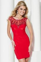 Tiffany Homecoming - Elegant Fitted Short Dress 27963