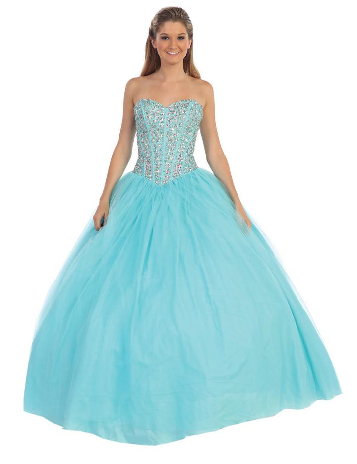 Dancing Queen - 9094 Embellished Sweetheart Ballgown