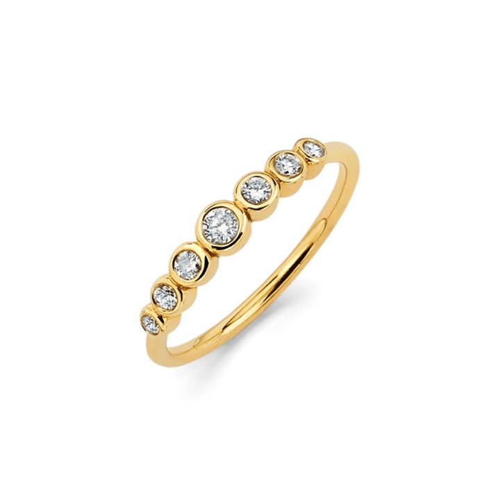 Logan Hollowell - Orbit Bezel Diamond Ring