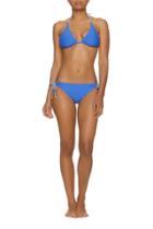 Helen Jon - Reversible String Bikini Top With Braid-pacific Blue