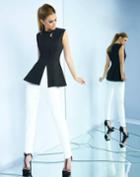 Ieena For Mac Duggal - 25696i Two Pieces Sleeveless Jewel Pantsuit