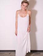 Tysa - Long Perfect Dress In Off White