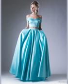 Cinderella Divine - Two Piece Off-shoulder A-line Dress