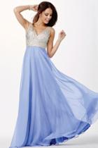 Jovani - Elegant Prom Dress In Illusion Straps Jvn20437