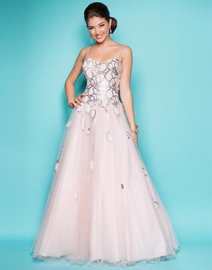 Blush - Dazzling Sweetheart A-line Dress 5217