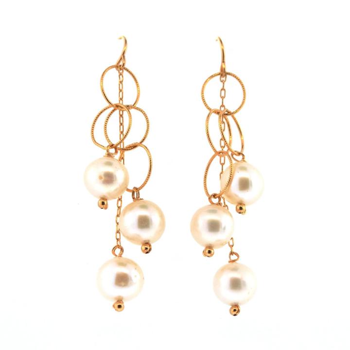 Mabel Chong - Twist Link Cascade Earrings-wholesale