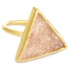 Nina Nguyen Jewelry - Trio Sand Druzy Vermeil Ring