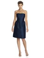 Alfred Sung - D614 Bridesmaid Dress In Midnight