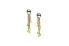 Tresor Collection - 18kt Yellow Gold Earring With London Blue Topaz & Peridot Drops