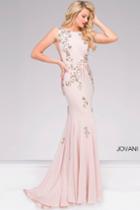 Jovani - Jersey Embellished Prom Dress 42296