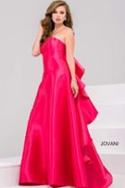 Jovani - Elegant Strapless Prom Gown 40041