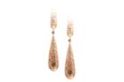 Tresor Collection - Lattice Dangling Briolette Earrings In 18k Rg 4451851716