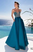 Tarik Ediz - Strapless Jeweled Gown 92655