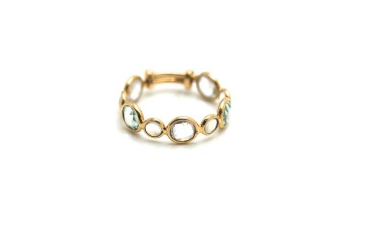 Tresor Collection - Gemstone Stackable Ring Band In 18k Yellow Gold (1399936196)