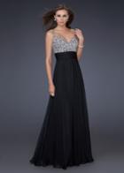 La Femme - 16802 Floor Length Jewel Crusted Gown