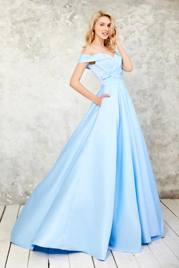 Angela & Alison - 71076 Dazzling Off-shoulder Evening Gown
