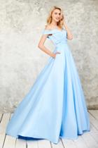 Angela & Alison - 71076 Dazzling Off-shoulder Evening Gown