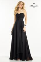 Alyce Paris B'dazzle - 35783 Dress In Black Solid