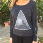 Howl Raglan Pullover In Charcoal