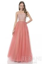 Terani Evening - Charming Beaded Sweetheart Two-piece A-line Tulle Gown 1611p1014a