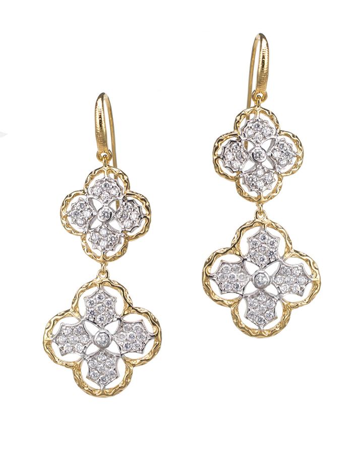 Jarin K Jewelry - Italian Clover Earrings