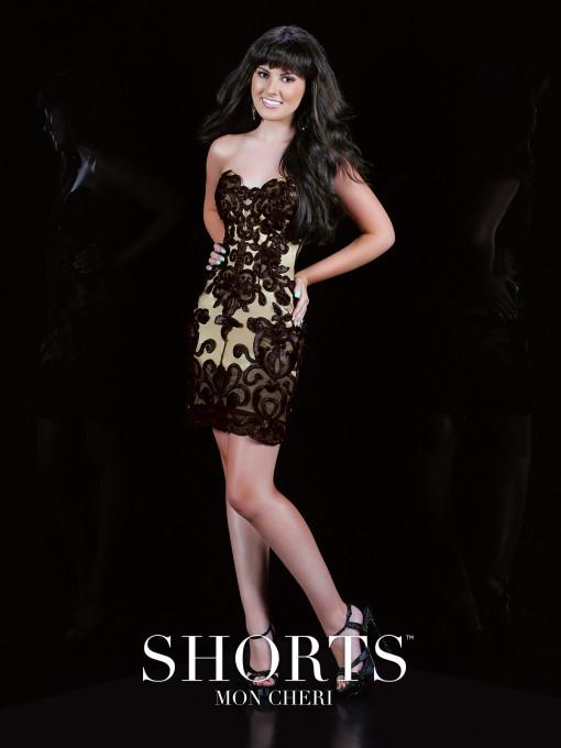 Shorts By Mon Cheri - Mcs11606 Dress