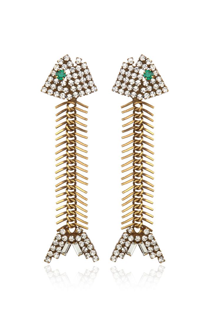 Elizabeth Cole Jewelry - Fish Bone Earring 6157457733