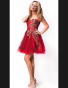 Nina Canacci - Cl1515 Dress In Red