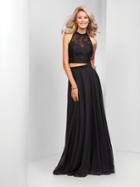 Clarisse - 3427 Two-piece Lace Illusion A-line Gown