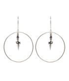 Femme Metale Jewelry - Lil Dagger Hoop Earrings