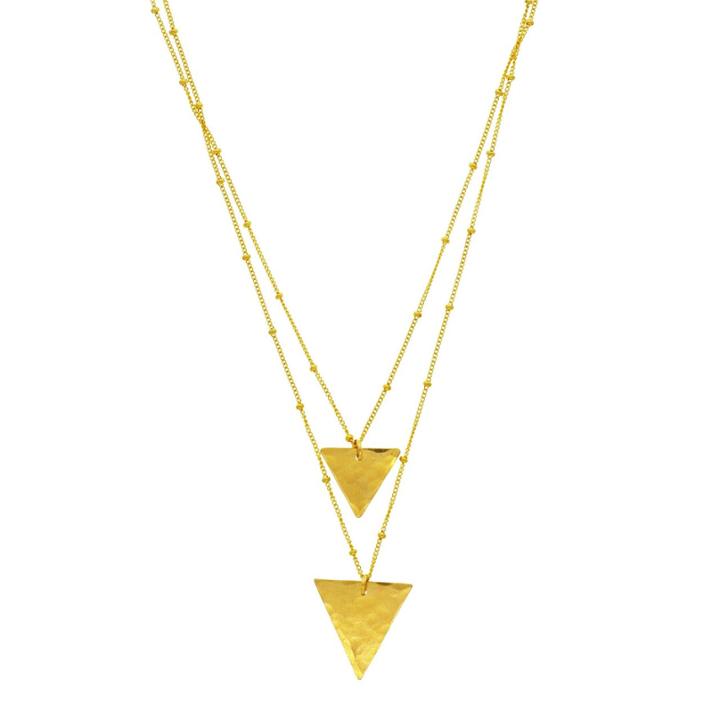 Mabel Chong - Two In One Necklace In Triangle-wholesale