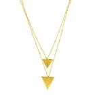 Mabel Chong - Two In One Necklace In Triangle-wholesale