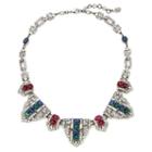 Ben-amun - Velvet Glamour Multi-color Deco Crystal Necklace