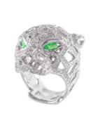 Jarin K Jewelry - Geometric Panther Ring