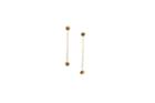 Tresor Collection - 18k Yellow Gold Earring With Champagne Diamond