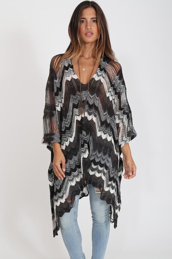 Goddis - Rory Poncho In Fossil