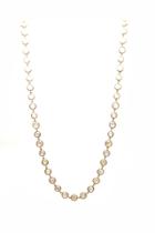 Rainbow Moonstone Necklace In 18k Yg Default Title