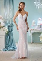 Enchanting By Mon Cheri - 116144 Lace Plunging Sweetheart Sheath Dress