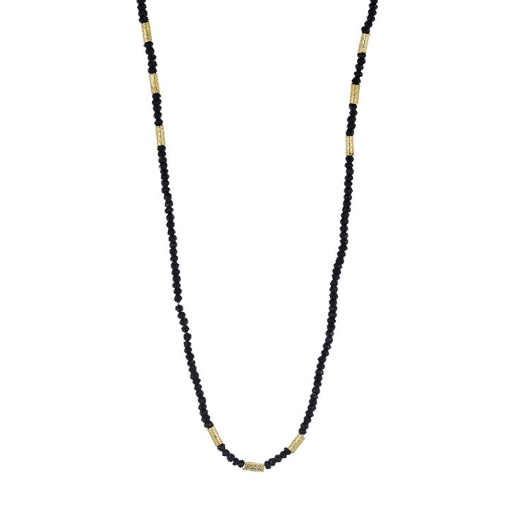 Ashley Schenkein Jewelry - Kyoto Beaded And Gold Tube Necklace