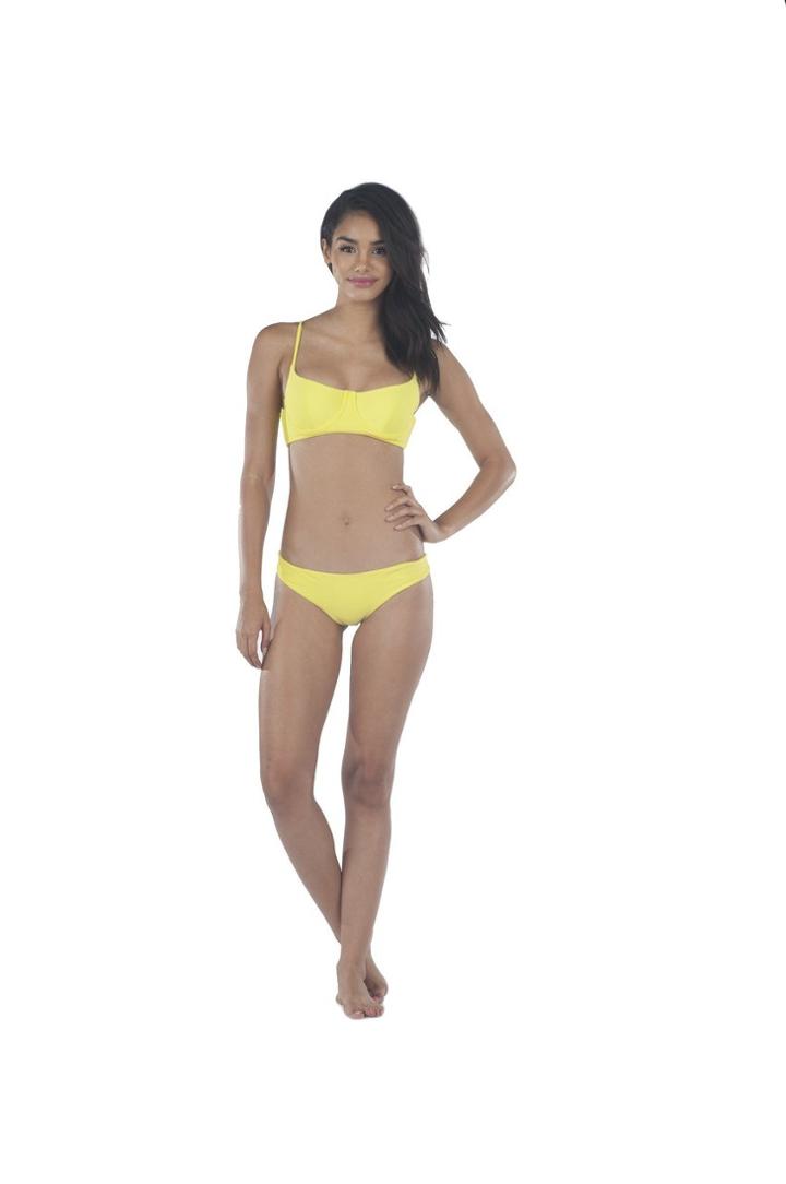 Lolli Swimwear - Juicy Top In Citron
