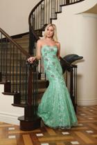 May Queen - Sweetheart Embellished Lace Mermaid Dress Rq7202