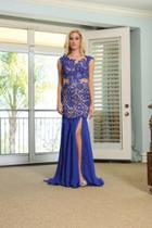 May Queen - Laced Cap Sleeve Illusion Bateau Dress Rq7174