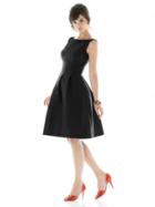 Alfred Sung - D448 Bridesmaid Dress In Black