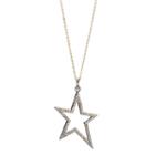 Ashley Schenkein Jewelry - Brooklyn Open Star Diamond Necklace
