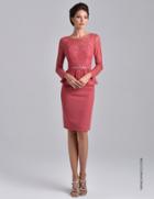 Nina Canacci - M221 Dress In Dark Rose